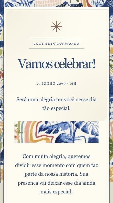 Convite Brasil em Aquarela