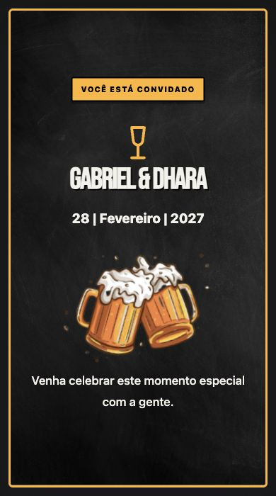 Beer-Themed Birthday Invitation