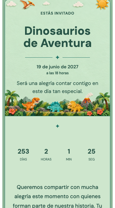 Dinosaurios de Aventura