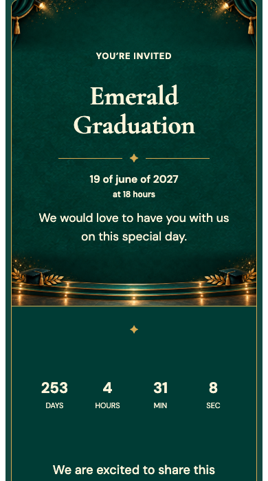 Emerald Graduation