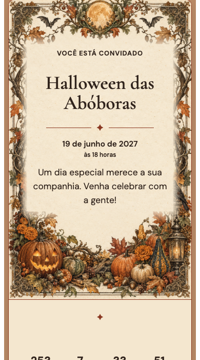 Halloween das Abóboras