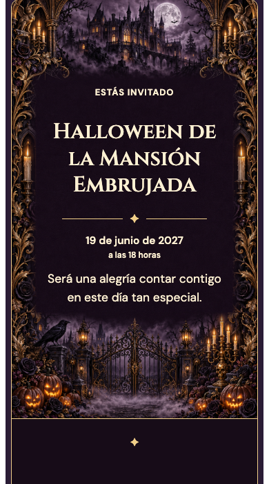 Halloween de la Mansión Embrujada