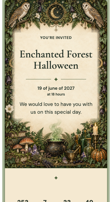 Enchanted Forest Halloween