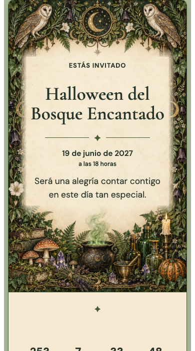 Halloween del Bosque Encantado