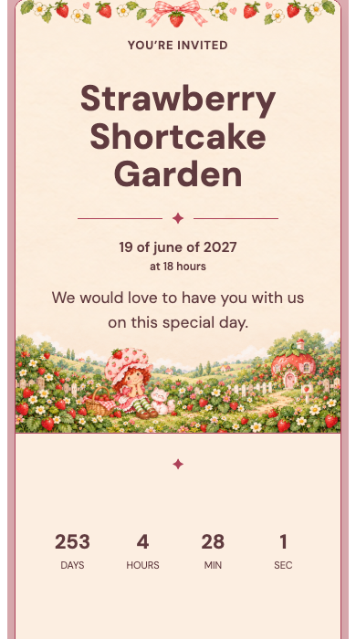 Strawberry Shortcake Garden