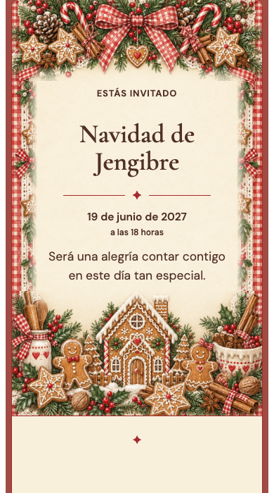 Navidad de Jengibre
