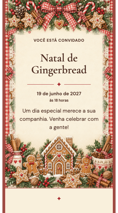 Natal de Gingerbread