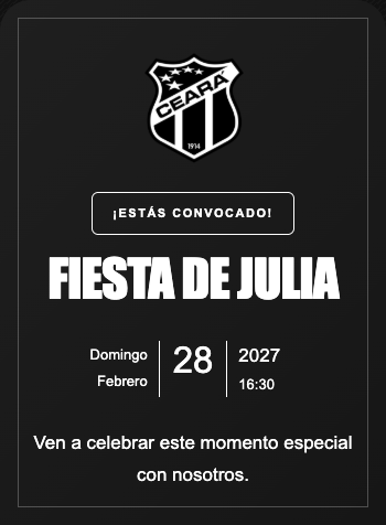 Invitación Ceará