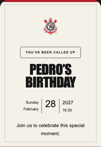Corinthians Invitation
