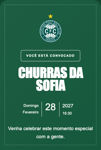 Convite Coritiba