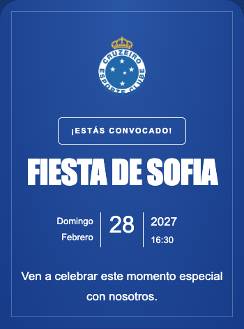 Invitación Cruzeiro