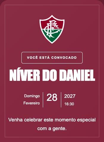 Convite Fluminense