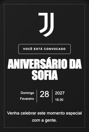 Convite Juventus