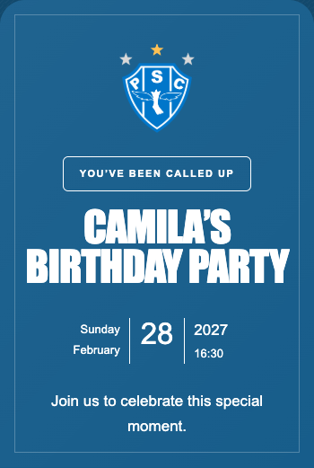 Paysandu Invitation