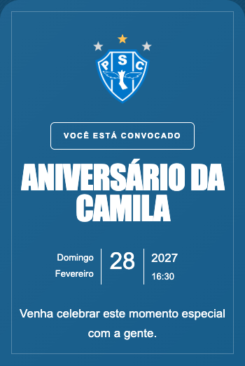 Convite Paysandu