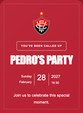 Vitória Invitation