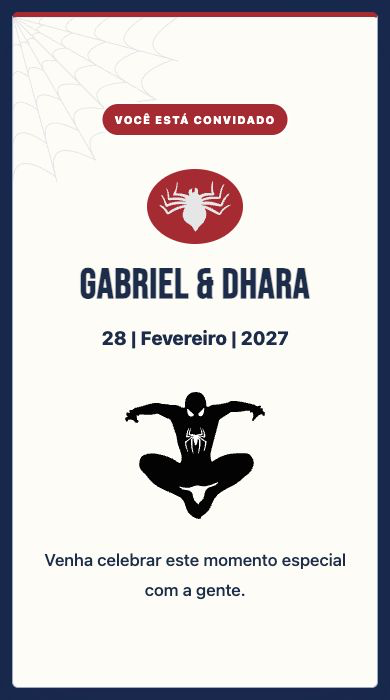 Spider-Man Birthday Invitation