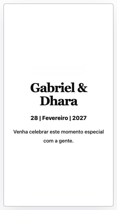 Simple Online Invitation Template