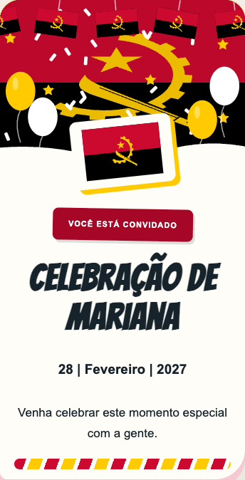 Convite Angola