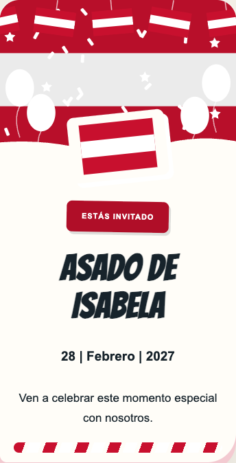 Invitación Austria