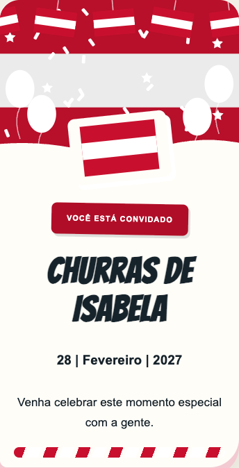 Convite Áustria