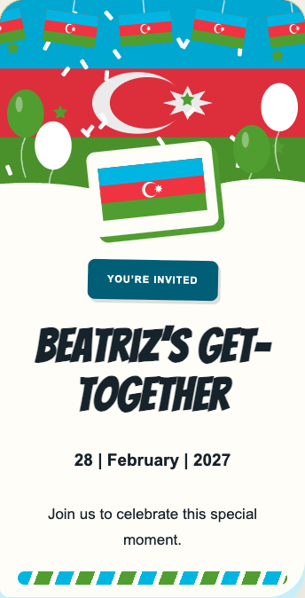 Azerbaijan Invitation