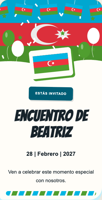 Invitación Azerbaiyán