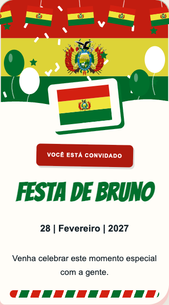 Convite Bolívia