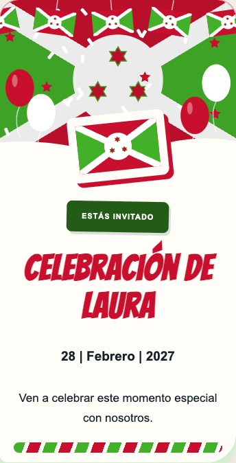 Invitación Burundi