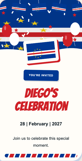 Cape Verde Invitation