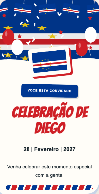 Convite Cabo Verde