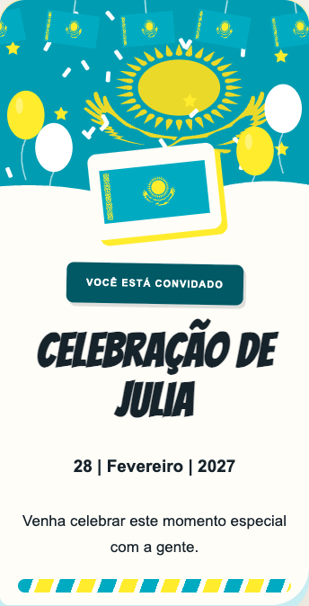 Convite Cazaquistão