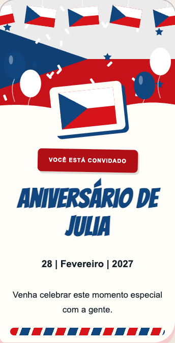 Convite Chéquia