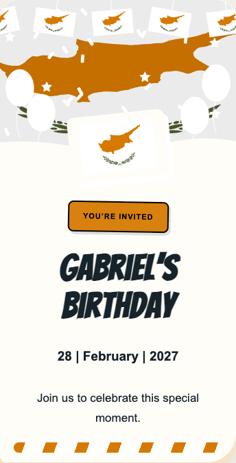 Cyprus Invitation