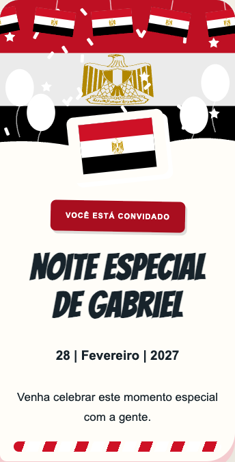 Convite Egito