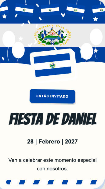 Invitación El Salvador