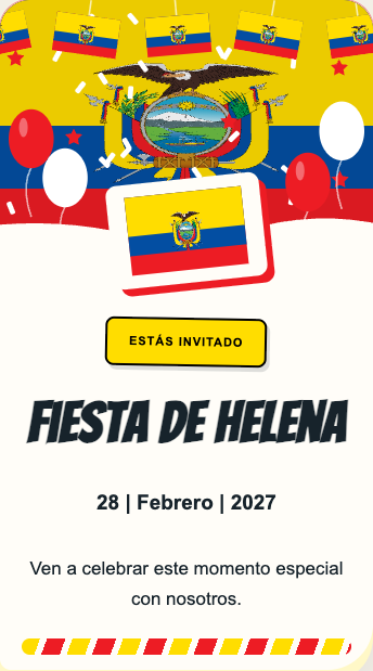 Invitación Ecuador