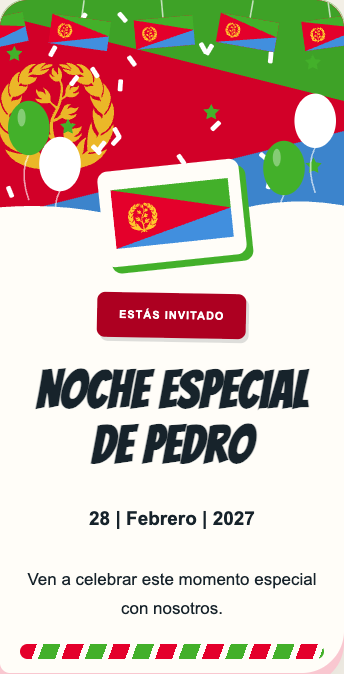 Invitación Eritrea