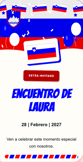 Invitación Eslovenia