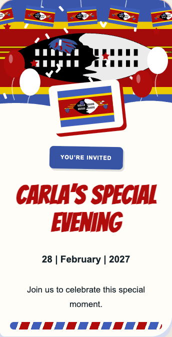 Eswatini Invitation