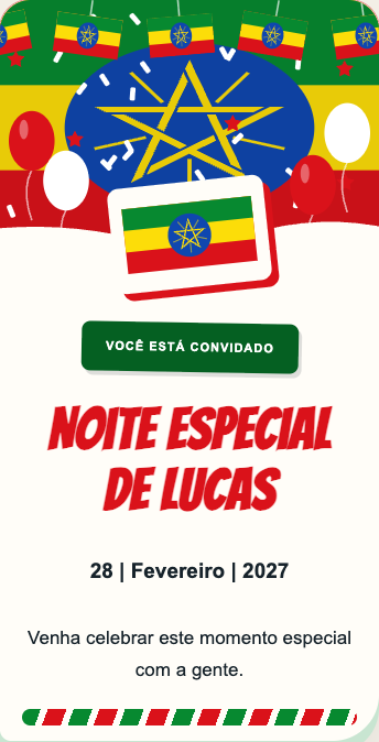 Convite Etiópia