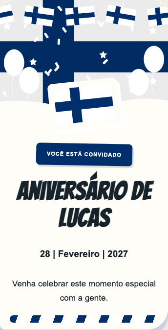 Convite Finlândia
