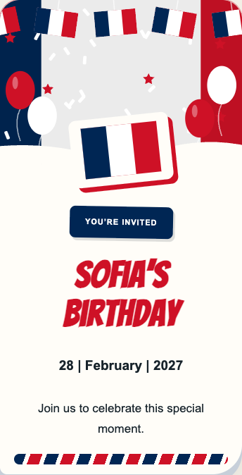 France Invitation