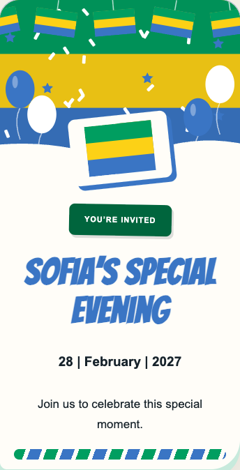 Gabon Invitation