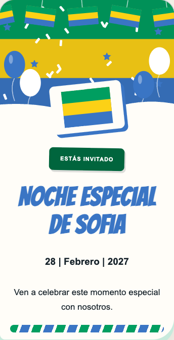 Invitación Gabón