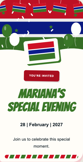 Gambia Invitation