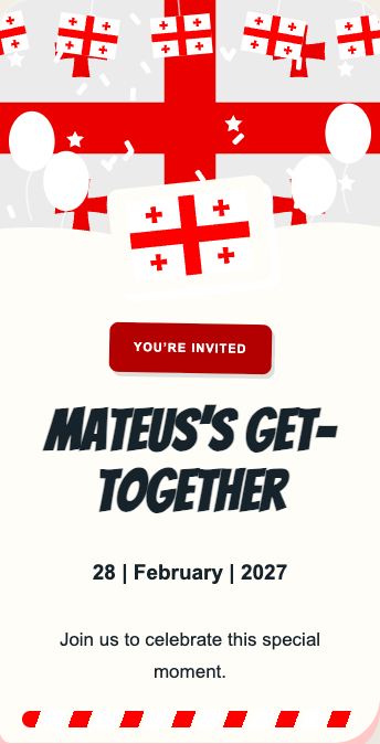 Georgia Invitation
