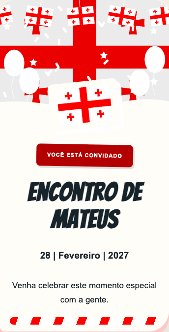 Convite Geórgia