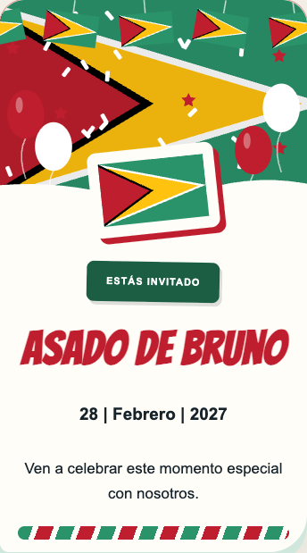 Invitación Guyana