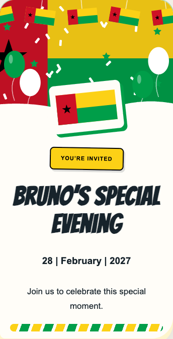 Guinea-Bissau Invitation